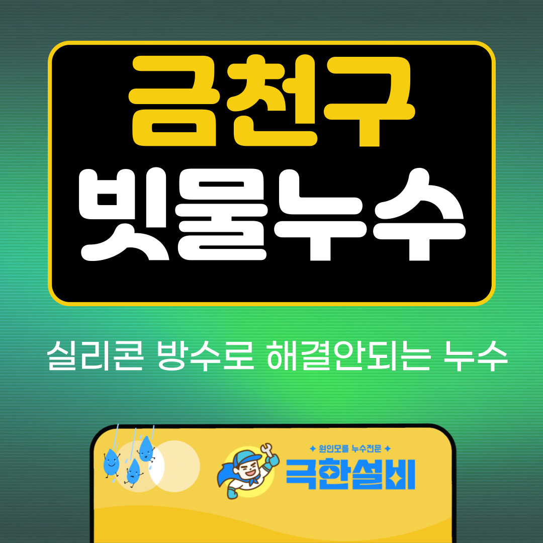 금천구빗물누수창틀누수